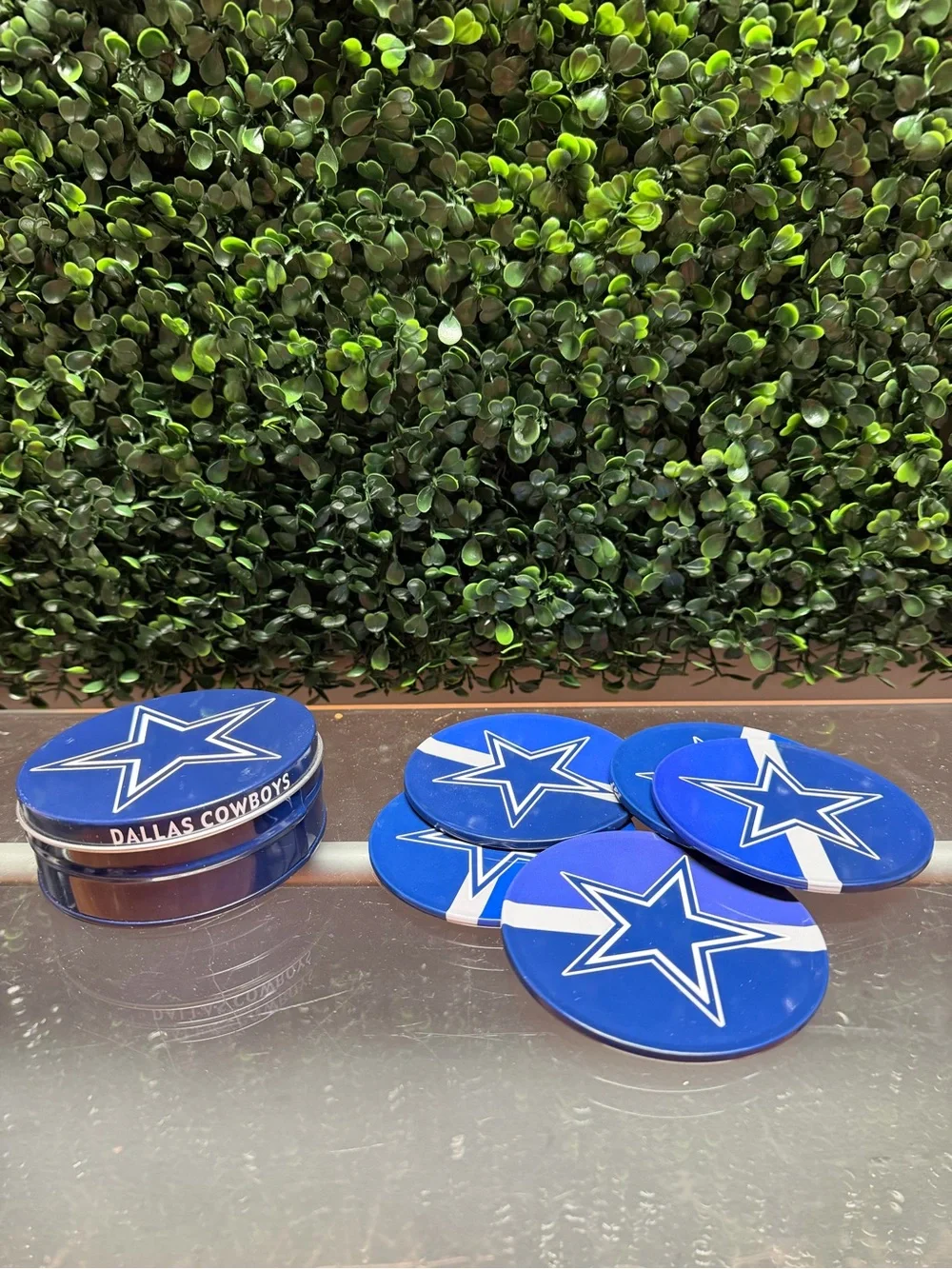 Blue Star Logo Drink Coasters - Set of 6